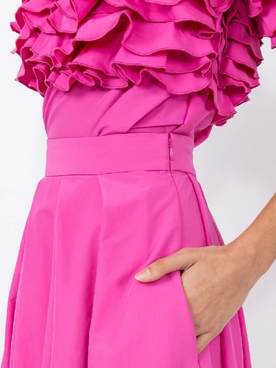 Shop Rosie Assoulin Pink Ice Bag Skirt