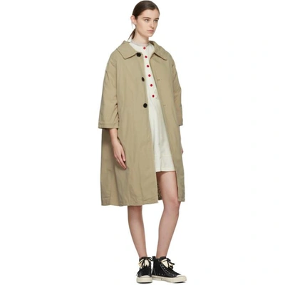 Shop Visvim Off-white Lancaster Dress In Ivory