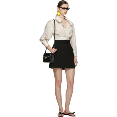 Valentino Garavani Valentino Rockstud Rubber Flip Flop In Black