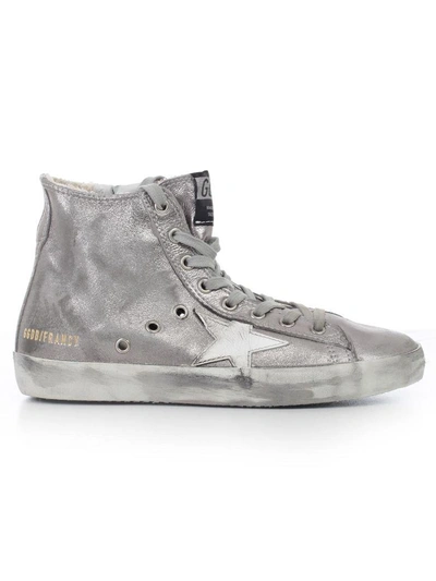 Shop Golden Goose Sneakers In Bdark Silver White Star