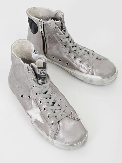 Shop Golden Goose Sneakers In Bdark Silver White Star