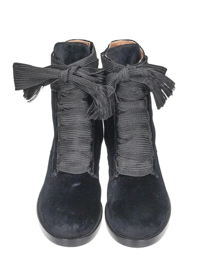 Shop Chloé Harper Ankle Boot In Black