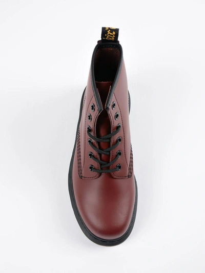 Shop Dr. Martens' Boot 6 Fori In Cherry Red