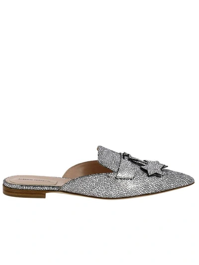 Shop Alberta Ferretti Ballet Flats Shoes Women  In Silver