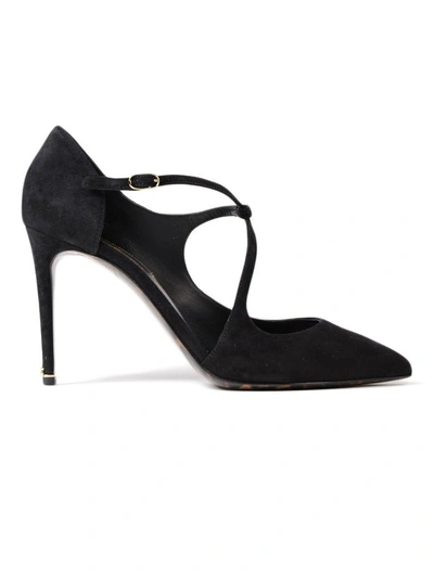 Shop Dolce & Gabbana Dolce & Gabanna Bellucci Mary Jane Pumps In Nero