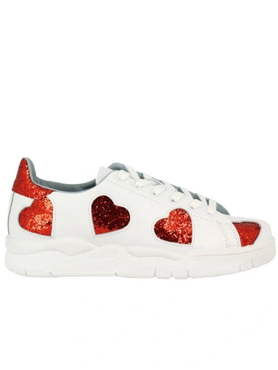 Shop Chiara Ferragni Sneakers Shoes Women  In White