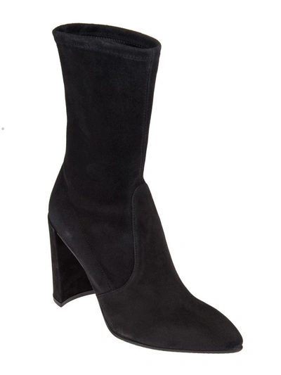Shop Stuart Weitzman Clinger Boots In Black