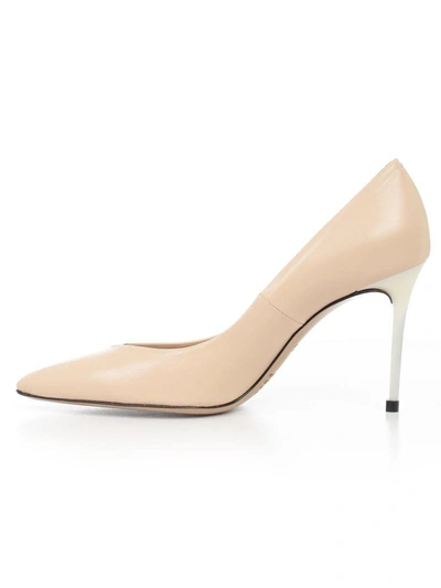 Shop Maison Margiela High-heeled Shoe In Ivory