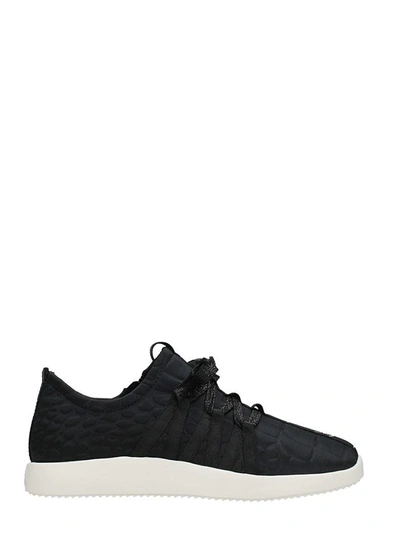 Shop Giuseppe Zanotti Black Cocco Print Sneakers