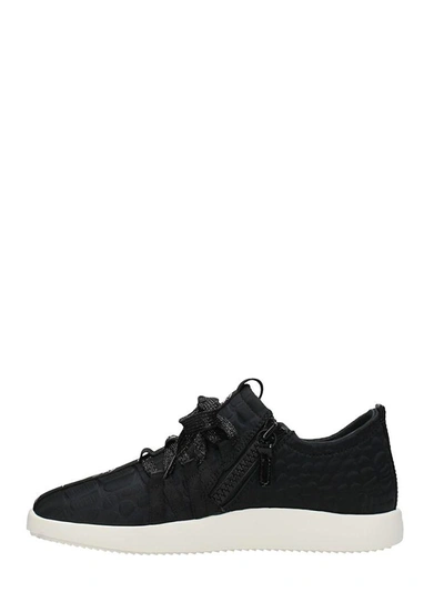 Shop Giuseppe Zanotti Black Cocco Print Sneakers