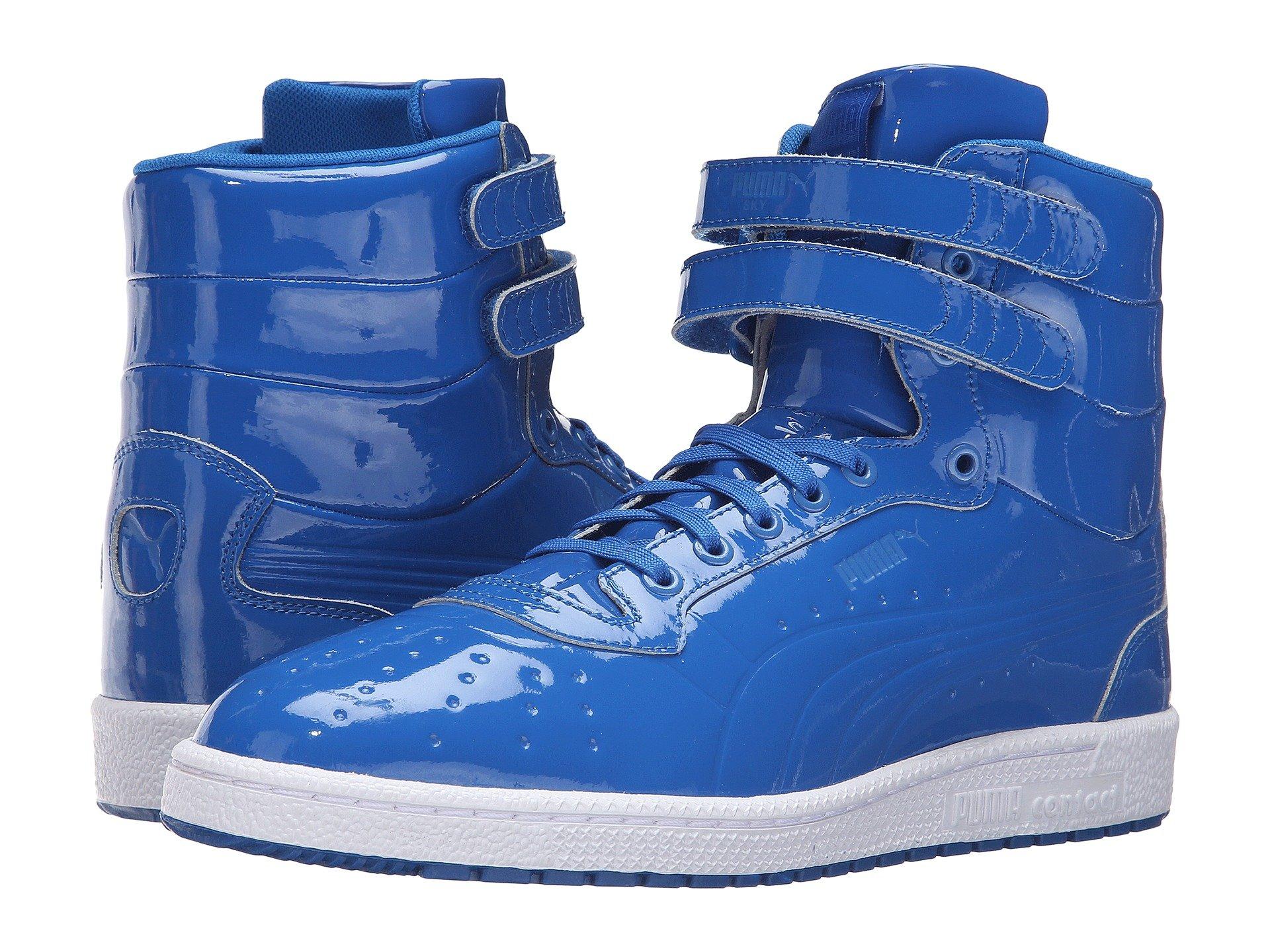 puma sky ii hi blue