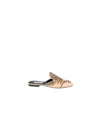 Shop Kenzo Sabot In Pink Suede In Peau