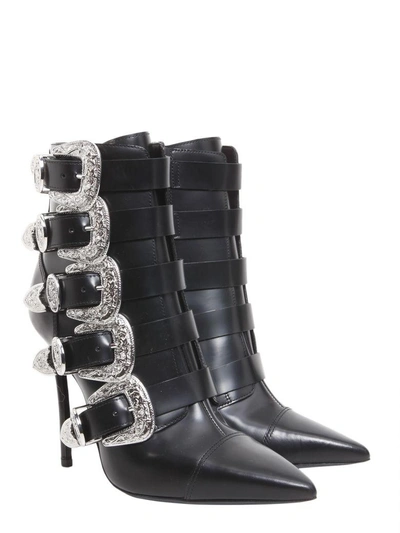 Shop Dsquared2 Gothica Boots In Nero