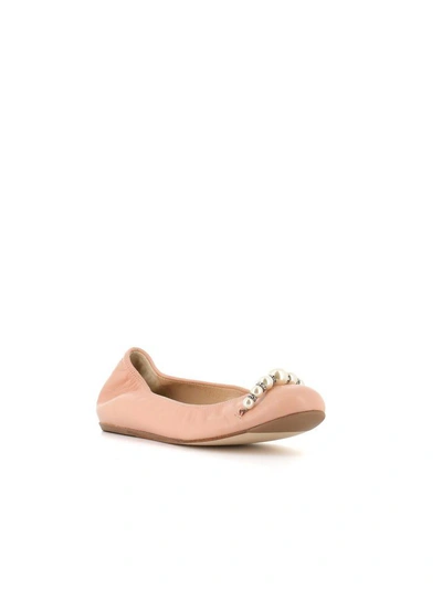 Shop Lanvin Ballerinas In Pink