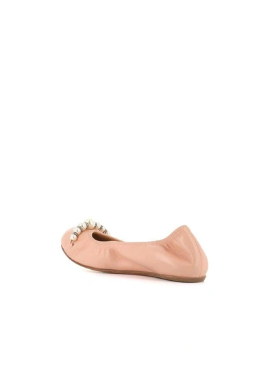 Shop Lanvin Ballerinas In Pink