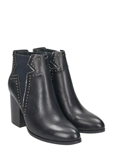 Lola Cruz Star Black Leather Boots | ModeSens