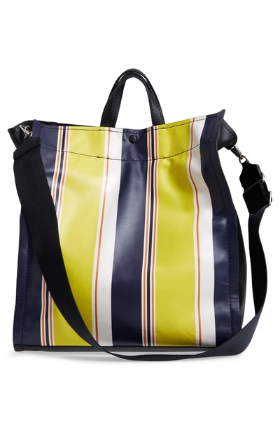 Shop 3.1 Phillip Lim Accordion Leather Tote - Yellow In Chartreuse Multi