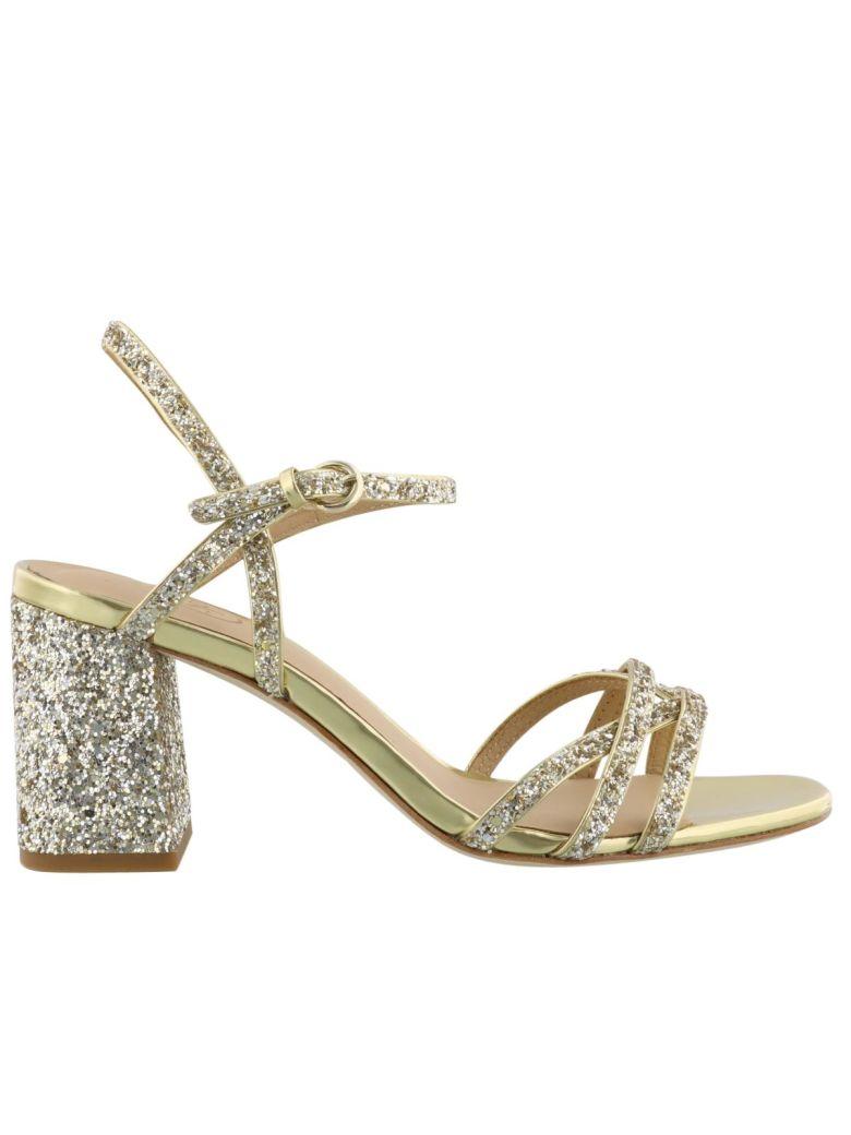 ash gold sandals