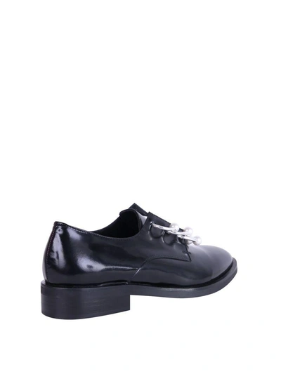 Shop Coliac Anello Leather Shoes In Nero