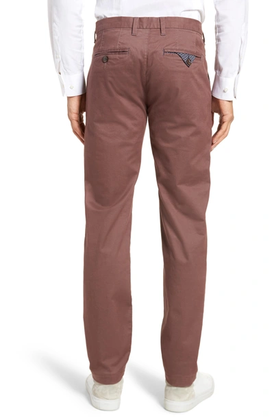 Shop Ted Baker Procor Slim Fit Chino Pants In Dusty Pink