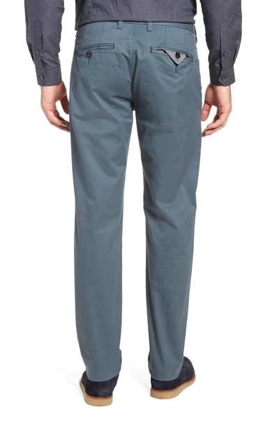 Shop Ted Baker Procor Slim Fit Chino Pants In Teal