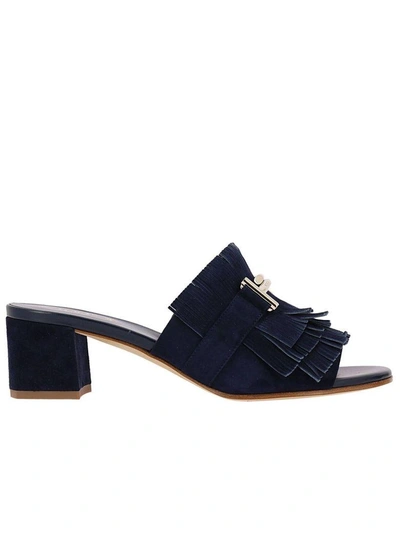 Shop Tod's Heeled Sandals Shoes Women  In Blue
