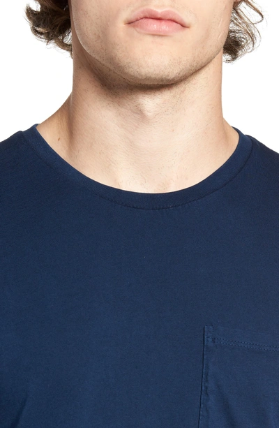 Shop Original Paperbacks Pocket T-shirt In Navy