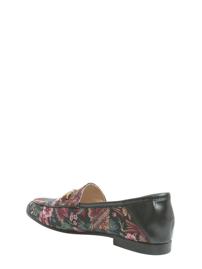 Shop Sam Edelman Loraine Loafers In Jacqurd Fabric In Nero