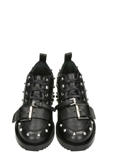 Shop N°21 Studs Loafers In Black