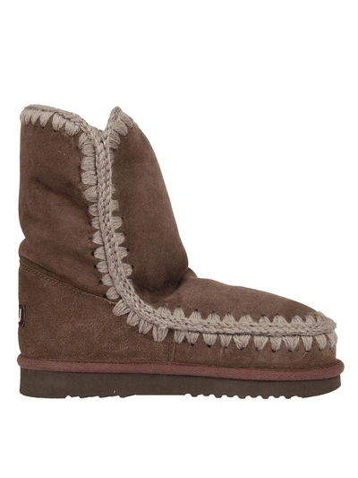 Shop Mou Eskimo 24 Boots In Brown