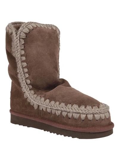 Shop Mou Eskimo 24 Boots In Brown