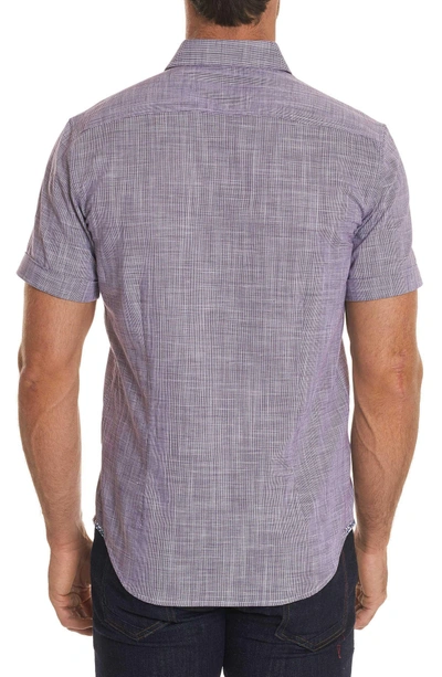 Shop Robert Graham Isia Tailored Fit Sport Shirt In Purple