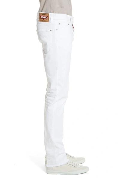 Shop Dsquared2 Slim Fit Jeans In White