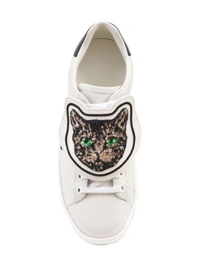 Shop Gucci Ace Sneaker With Patch In White