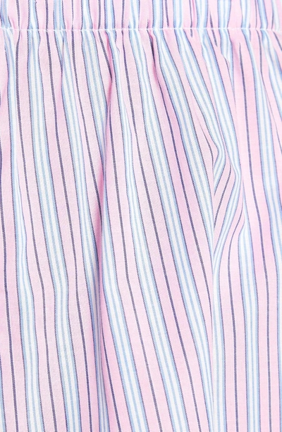 Shop Polo Ralph Lauren Woven Boxer Shorts In Pink Regent Stripe
