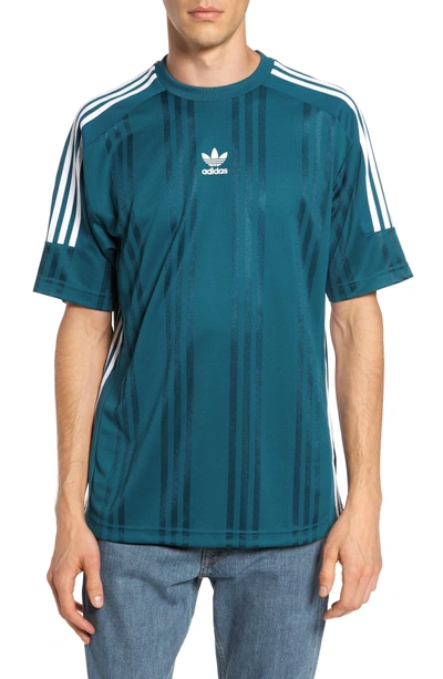 Adidas Originals Nova Retro Soccer T-shirt In Blue Ce1635 - Blue | ModeSens
