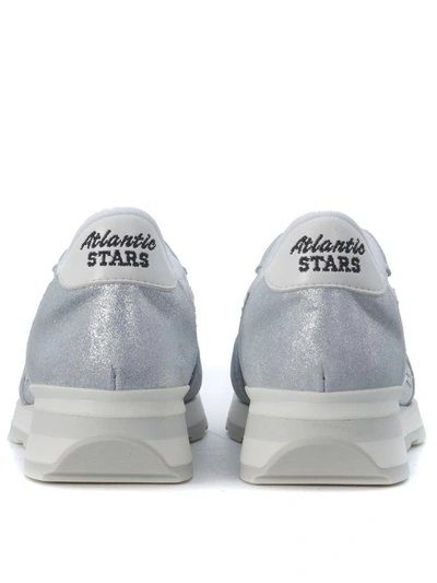 Shop Atlantic Stars Sneaker  Vega In Silver Lurex And Fabric In Argento
