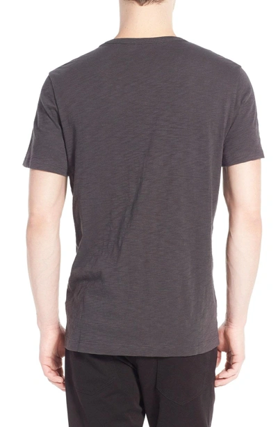 Shop Vince Slub Slim Fit V-neck T-shirt In Sphere