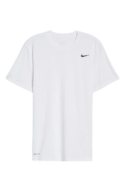 Shop Nike Legend 2.0 Dri-fit Graphic T-shirt In White/black/black