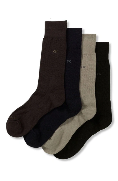 Shop Calvin Klein 'ultra Fit' Socks In Taupe