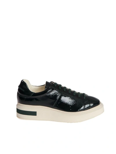 Shop Manuel Barcelò Trafalgar Patent Leather Sneaker In Green