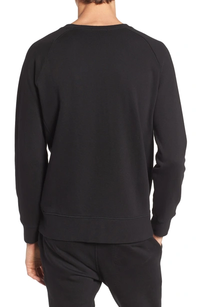 Shop Richer Poorer Lounge Crewneck Sweatshirt In Black