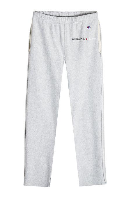 off white champion sweatpants