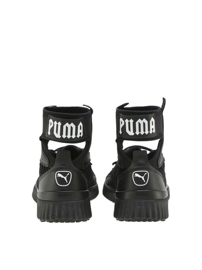 Shop Fenty X Puma Puma Fenty By Rihanna Fenty Mid Trainer In Black