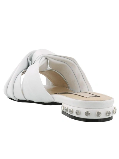 Shop N°21 Knot Sandals In White