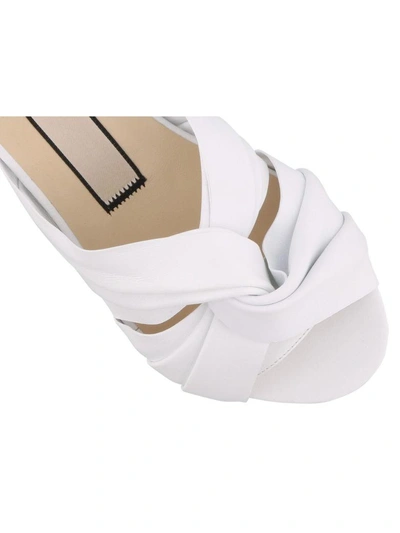 Shop N°21 Knot Sandals In White