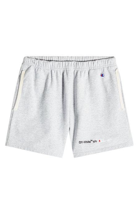 off white champion shorts