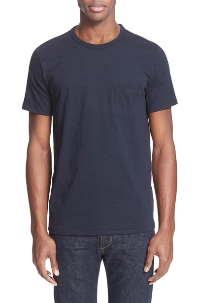 Shop Rag & Bone Pocket T-shirt In Navy