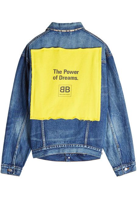 balenciaga jeans jacket