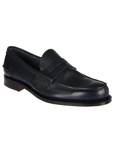 Shop Church's Classic Loafers In Blue